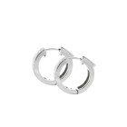 Elegant Diamond Hoops Earrings